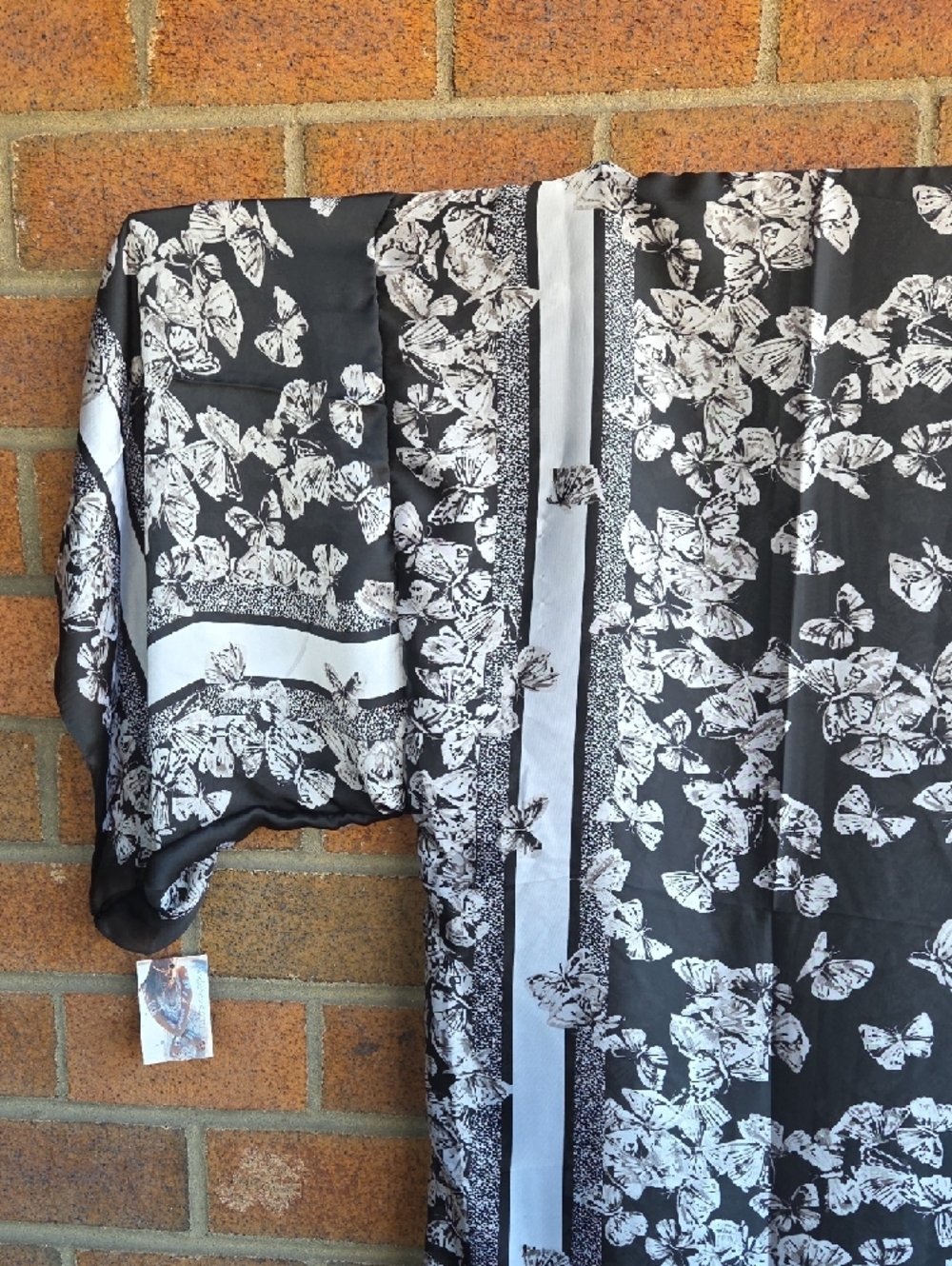 Lena Vie Silk Kimono Robe - Picture 8 of 11